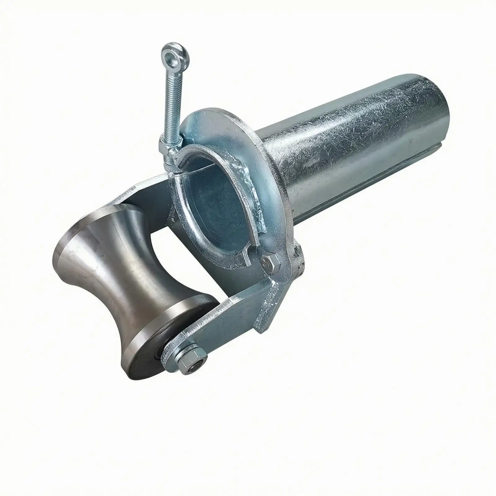 Industrial Cable Guide Pulley with Clamping Loop for Conduit Opening Use
