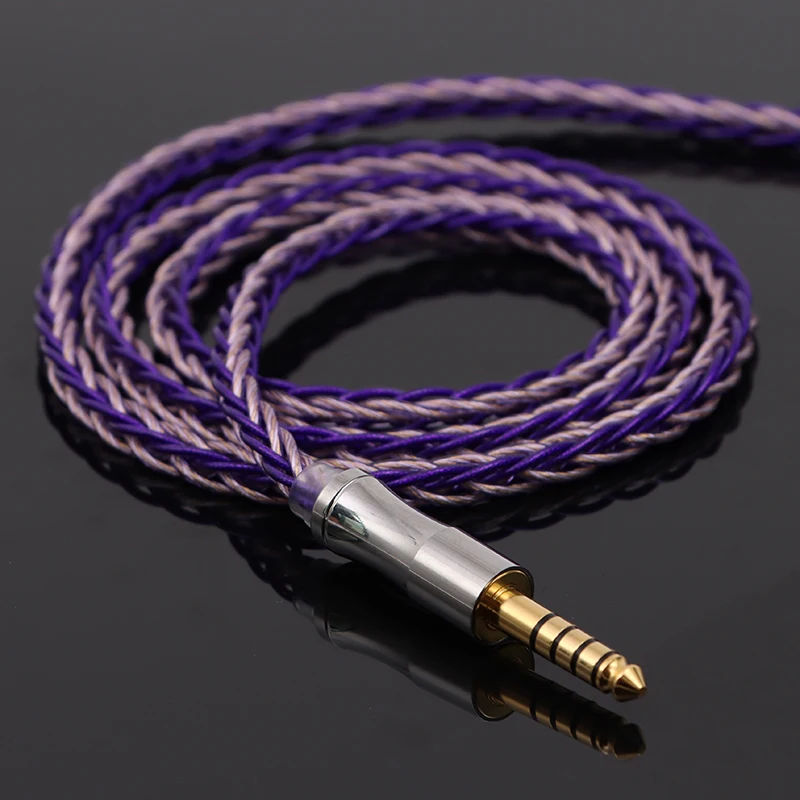 ZiSin-16 8 Core HiFi سماعة كابل مع 4.4 مللي متر 6.35 مللي متر MMCX QDC 2Pin IE900 ل Bravery Olina Youth M5 NeZha GK200 Bravery IEM #2