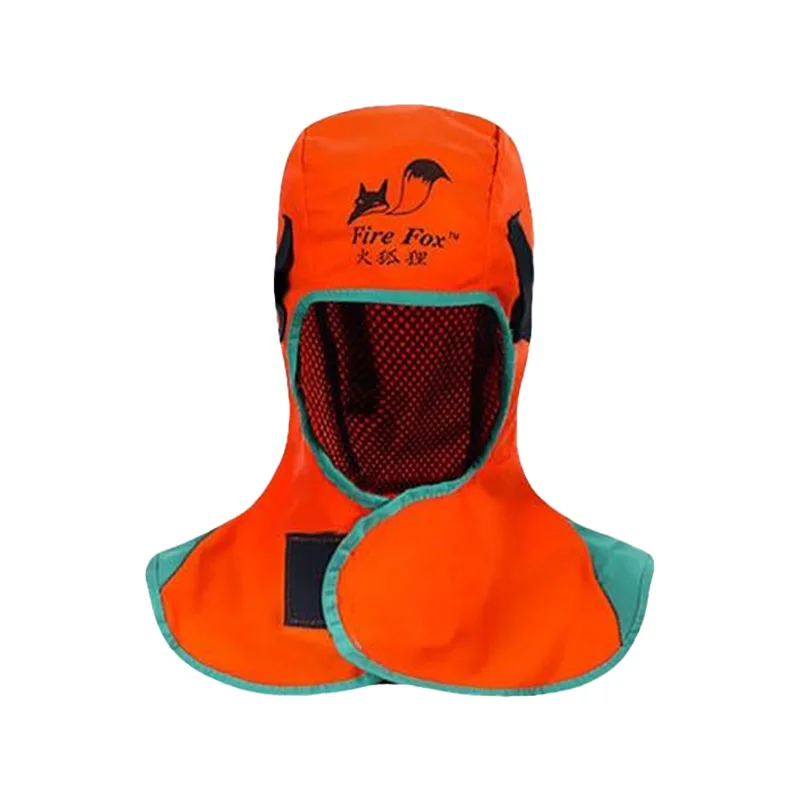 

Orange-Red Cape With Widened Breathable Comfortable Heat Insulation Dust Hood