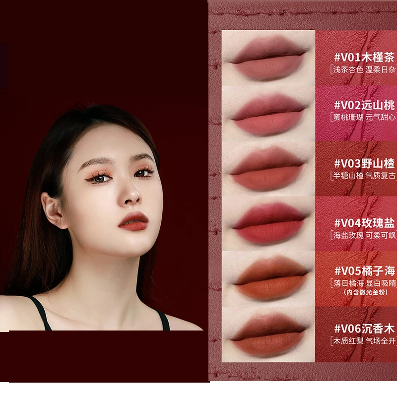 AKF Lip Glaze Moisturizing Lip Mud Moisturizing Lip Cream Mirror Lipstick Luminous Lip Gloss Non Stick Cup  Korean Cosmetics