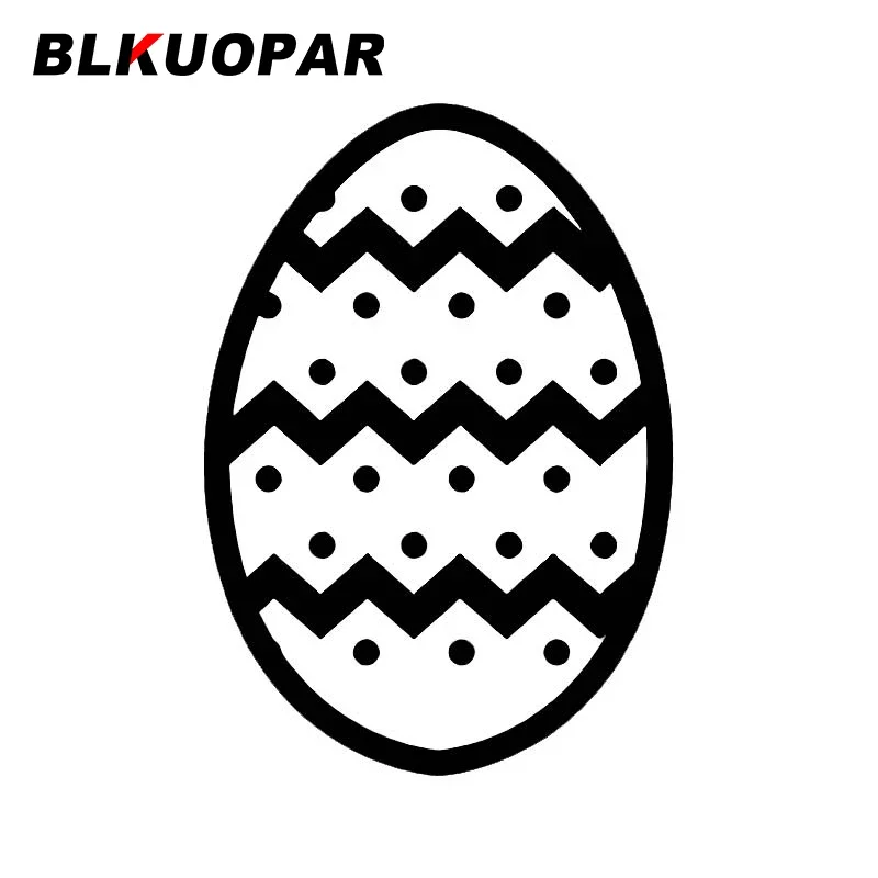 BLKUOPAR Easter Egg Car Stickers Creative Decals Motorcycle Skateboard Waterproof RV Sunscreen Occlusion Scratch-Proof Decor