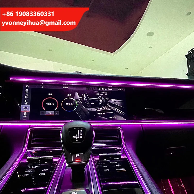 

For Porsche 971 Panamera 2010-2023 New Design Interior Atmosphere Light Ambient Light Door Contour Lights