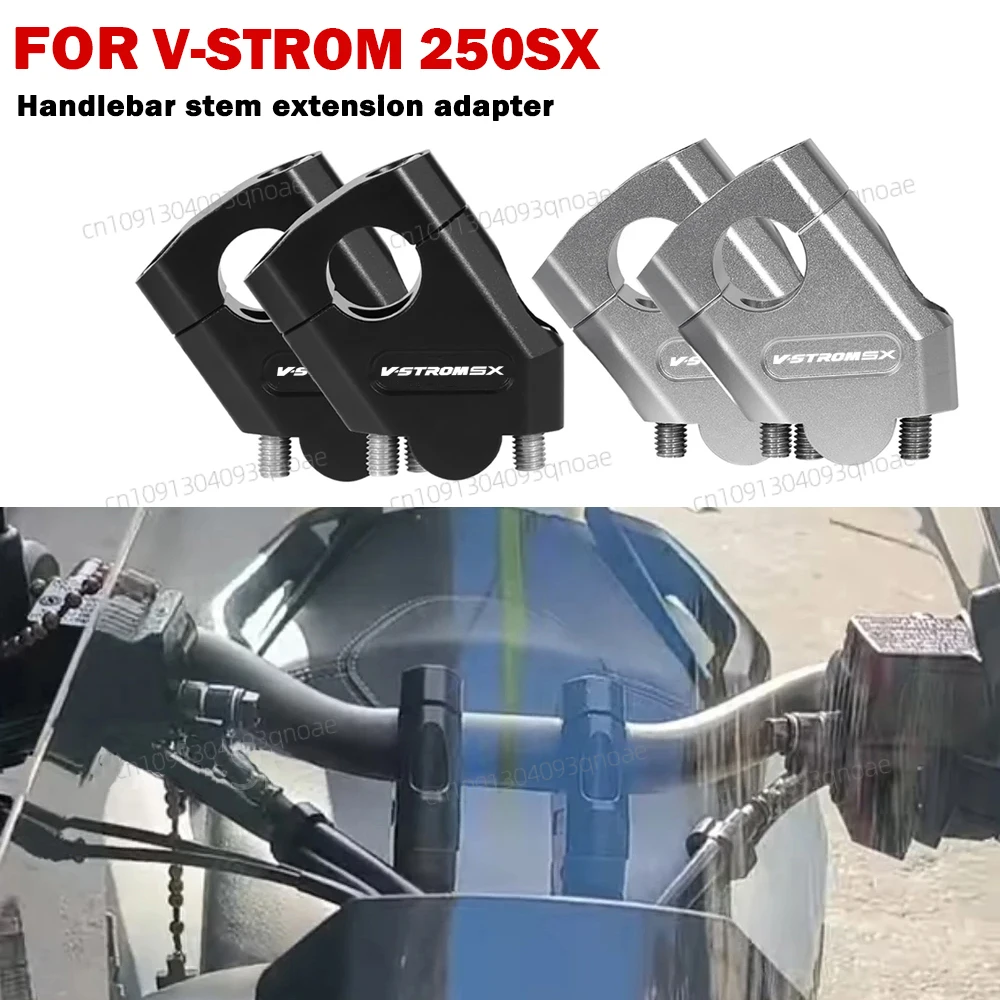 

For vstrom 250 V-STROM 250SX Handlebar Riser Extension Adapter Lift Handle Motorcycle Accessories
