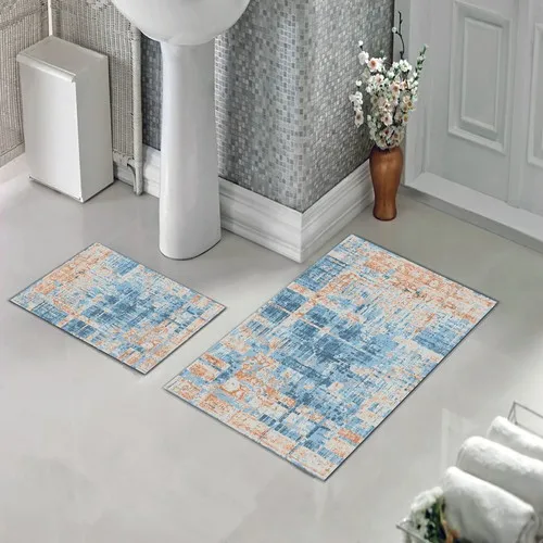 Halıforum Bath Mat Dual Toilet Seat Pad Non-Slip Bottom Bhs-360