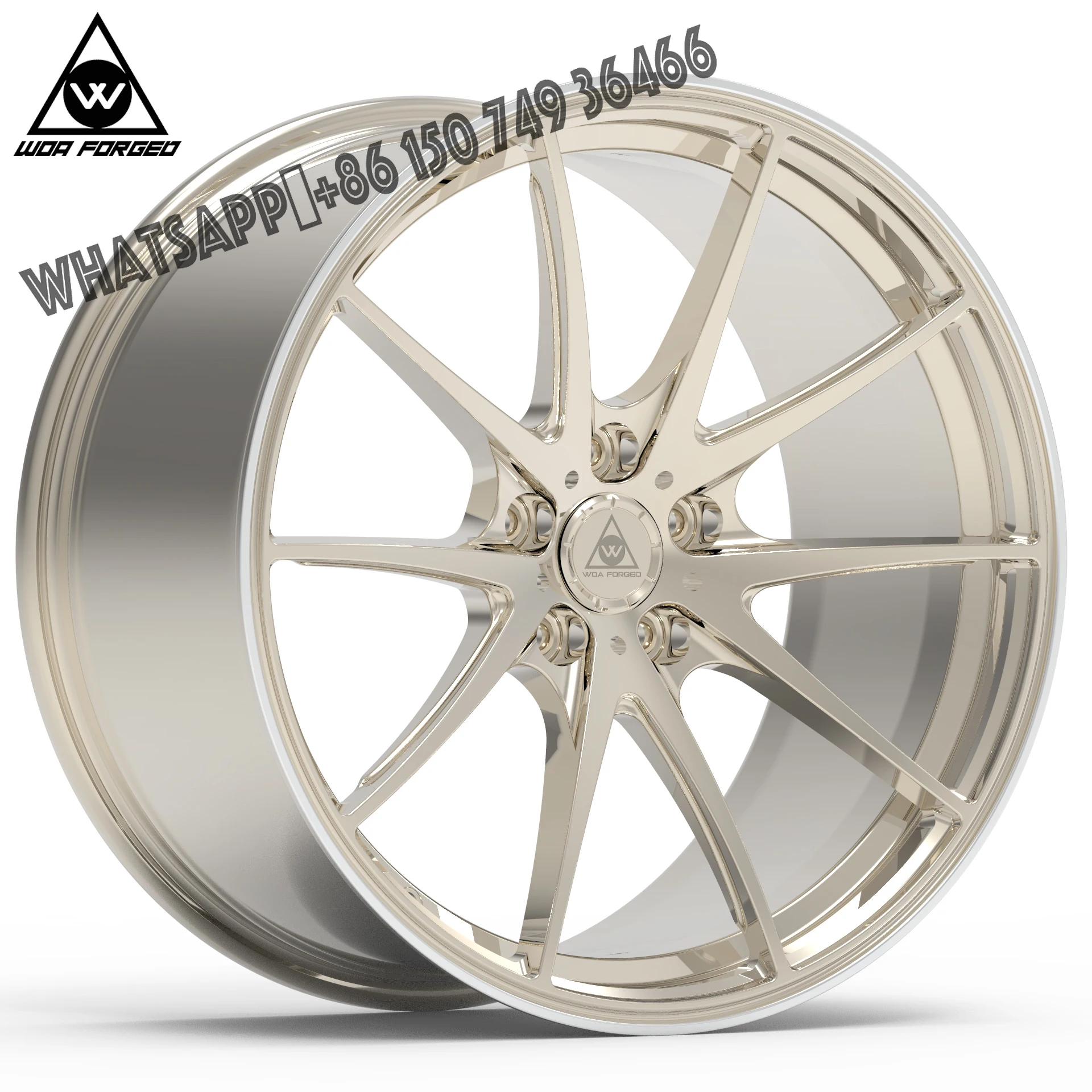 

Hot-Sale Polishing Gold Rims Car Wheels 17 18 19 20 21 22 Inch 5 Holes 5x112 5x120 5x130 5x100 Gold for Mercedes Benz Amg Gl450