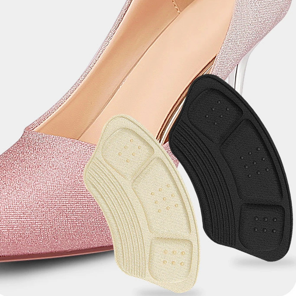 

6 Pairs Non-Slip Pads For Shoes Self-Adhesive Liners Sweat-Absorbent Wear-Resistant Foot Accessories Heel Cushion Inserts For