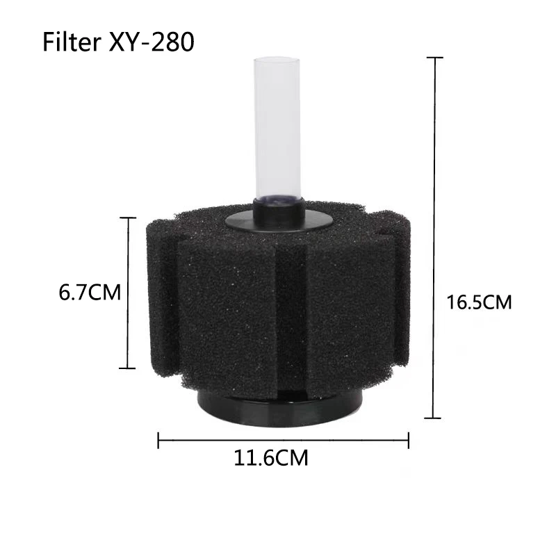 Zwart Spong Filter voor Aquarium Fish Tank Luchtpomp Skimmer Biochemische Spons Filter Aquarium Bio Filters Filtro Aquario Nieuw