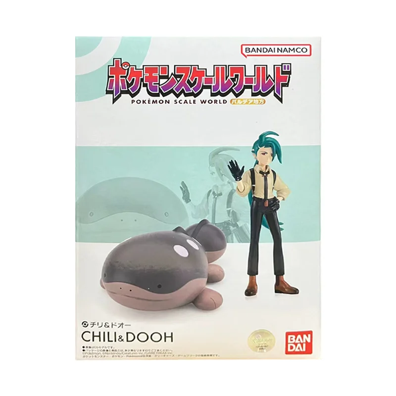 Bandai Candy Shokugan Pokemon Scale World Rika & Clodsire Chili & Dooh Anime Original Action Figure Model Toy Gift Collection