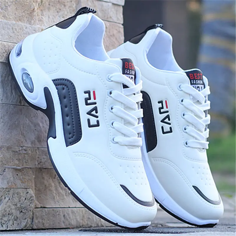 2024 New Men Shoes Air Cushion Sneakers Breathable Outdoor Walking Sport Shoes For Male Lace-up Casual Shoes Bubble Men Footwear