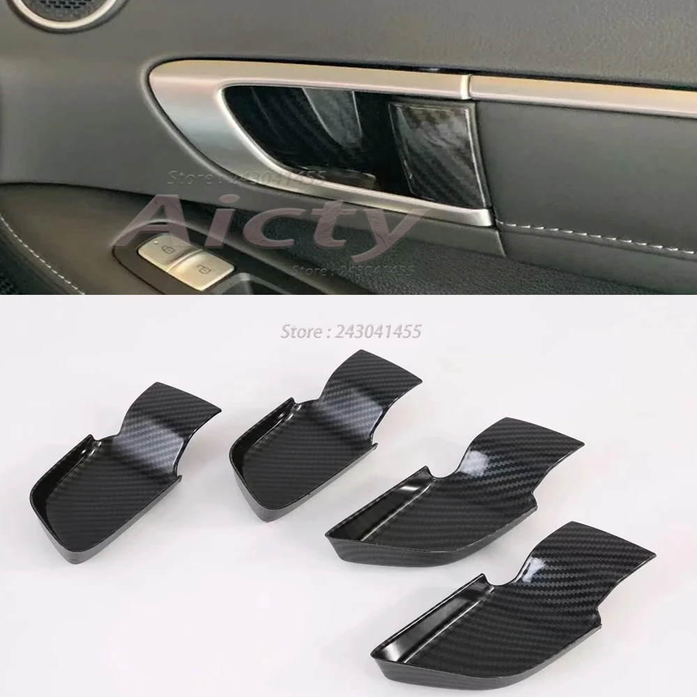 For Hyundai Sonata DN8 2020 2021 2022 2023 Carbon Fiber Gear Shift Panel Center Console Cover Trim Frame Interior Accessories