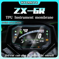 Motocicleta Scratch Cluster Screen Dashboard Protection Film, acessórios para Kawasaki ZX-6R ZX 6R 2024 e ZX-10R 2021 +