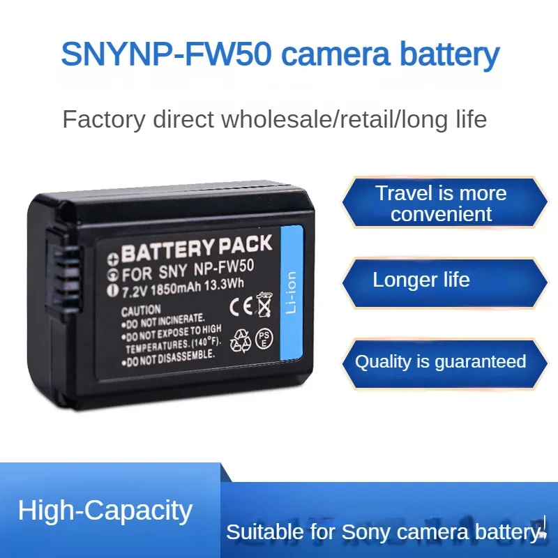 

For Sony NP-FW50 NP FW50 Camera Battery For Sony Alpha a6500 a6300 a6000 a5000 a3000 NEX-3 a7R a7S NEX-7 NEX-3D NEX-3K NEX-5R