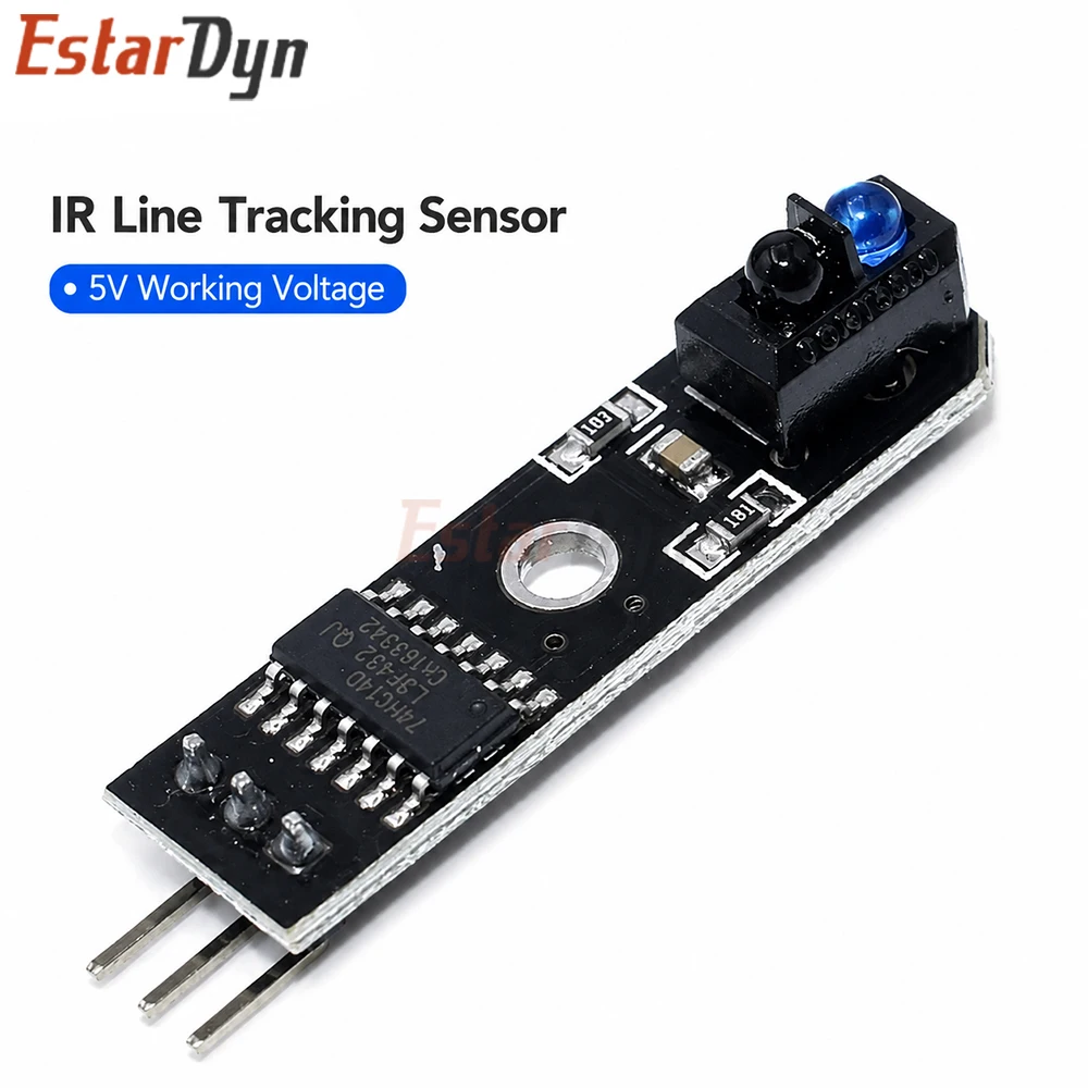 Estardyn TCRT5000 IR Infrared Line Track Follower Sensor 1 Channel Tracing Obstacle Avoidance Module DC 5V for AVR ARM PIC