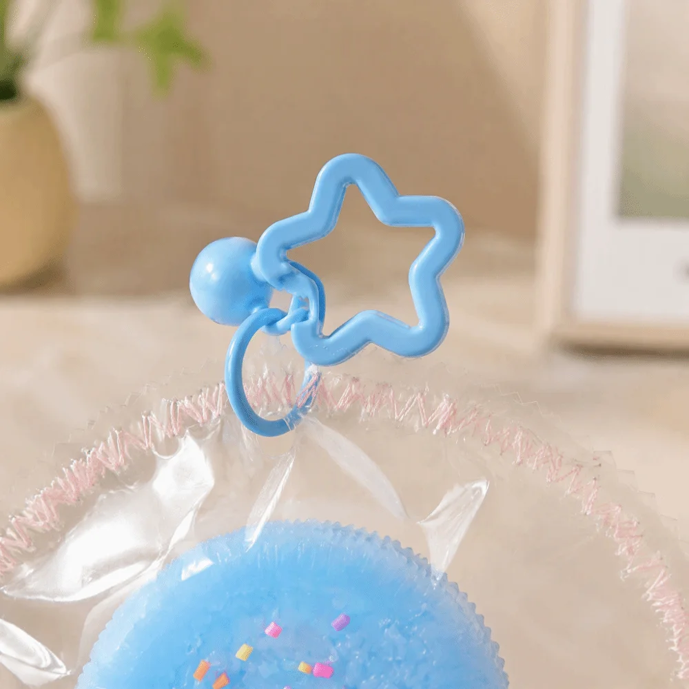 Novelty Simulated Food Biscuit Squeeze Keychain Quick Rebound Super Soft Slow Rebound Pendant Funny Elastic Fidget Office