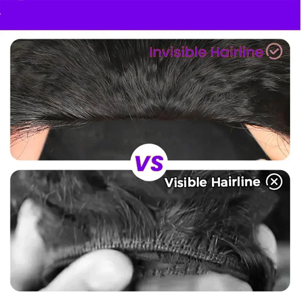 الجسم موجة 3 في 1 نصف شعر مستعار شعر الإنسان 200% كثافة ارتداء والذهاب نصف الباروكات لا الغراء للمبتدئين ودية سلس كليب في شعر مستعار للنساء