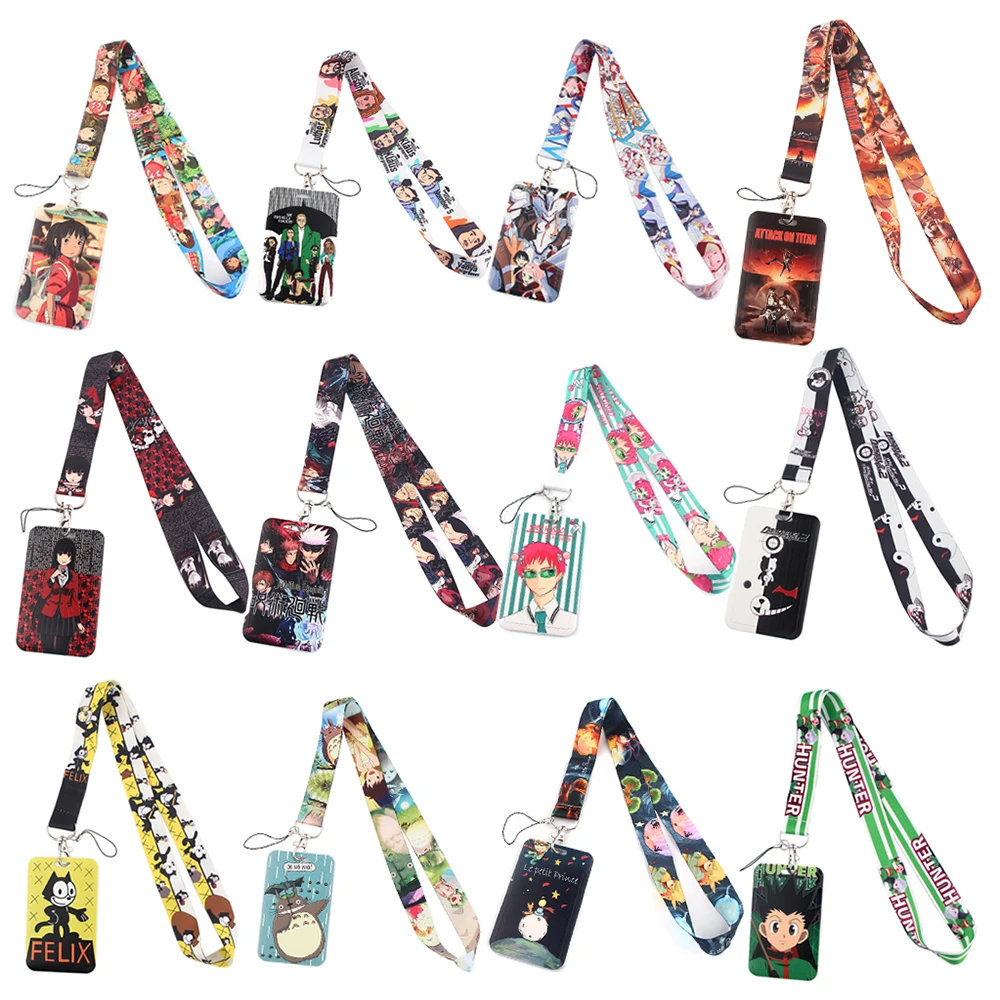 

Credential holder Anime Lanyards for Key Neck Strap lanyard card ID Holder Gym Key Chain Key Holder DIY Hang Rope Key Rings