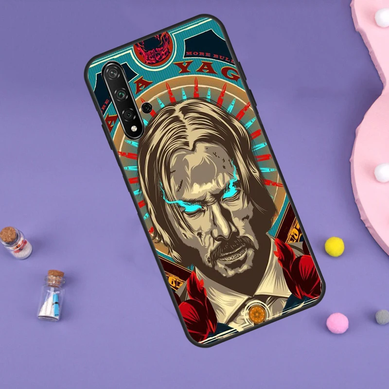 John Wick Case For Huawei Nova 11i 3i 7i 5T 11 9 10 SE Y60 Y61 Y70 Y90 Y91 P20 P40 Lite P30 Pro Cover image 6