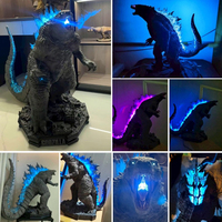 50cm Anime Movie Godzilla VS King Kong Figures Heat Rays with Lights NARUTO Demon Slayer Dragon Ball Model PVC Statue Toys Gifts