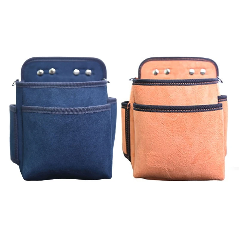 Tool Bag Case for Hammer Carpentry Multiple Pocket Tool Belt Suede Bag