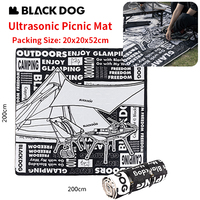 Naturehike BLACKDOG Camping Mat PE Aluminum Film Cushion Ultralight Portable Picnic Travel Sleeping Pad Waterproof 200x200cm