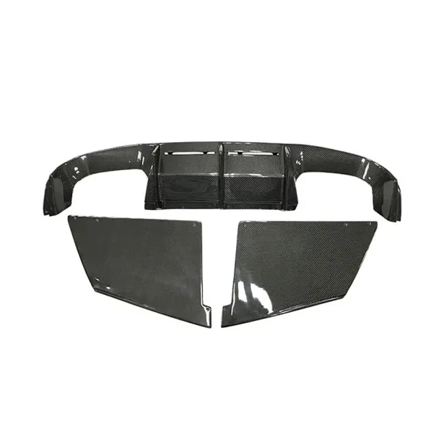 Hot-sale  car Accessories MTC Style Rear Bumper Diffuser For BMW 2 Series F22 F87 M2 2016-ON Carbon Fiber rear diffuser lip