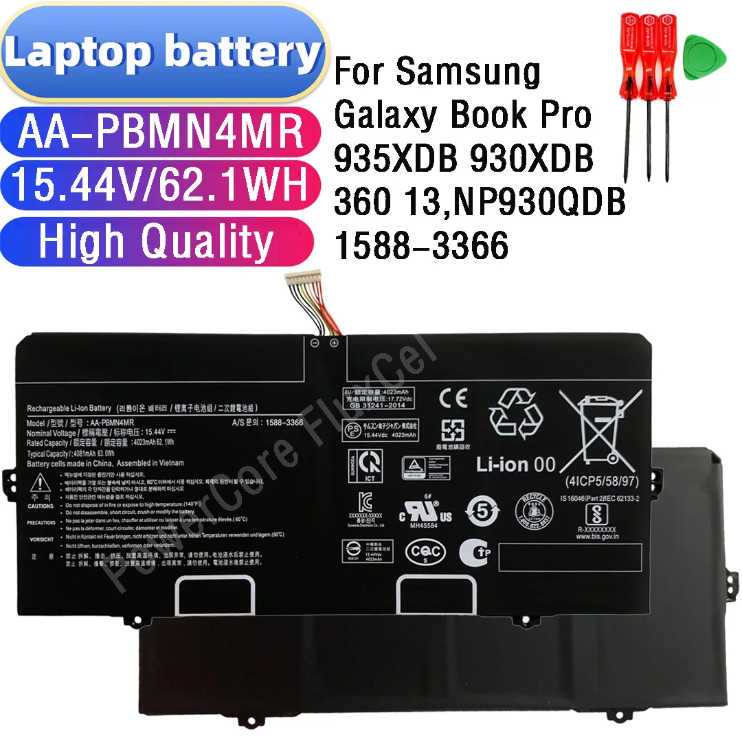 stable performanceHigh quality Battery AA-PBMN4MR For Samsung Galaxy Book Pro 935XDB 930XDB 360 13,NP930QDB  1588-3366