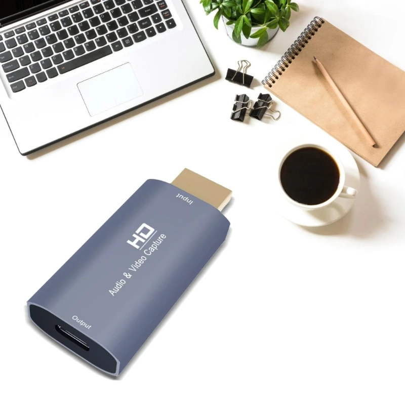 Карта видеозахвата USB C, вход 4K, выход 1080P для потоковой передачи контента в реальном времени