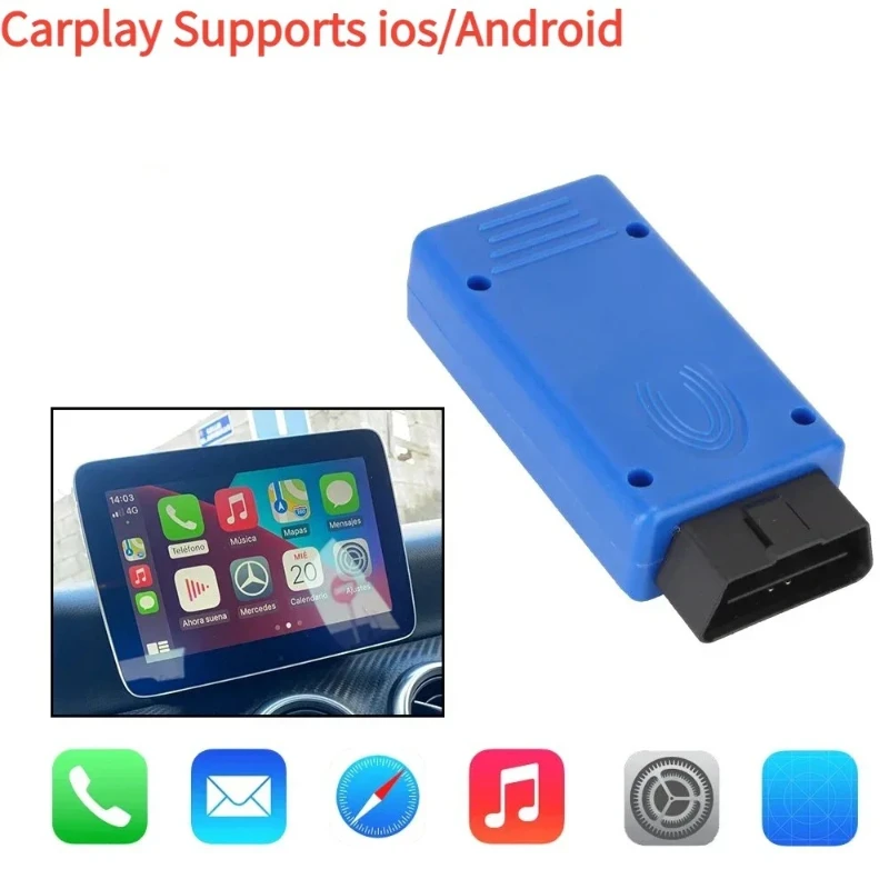Latest for Mercedes Benz NTG5 S1 Car OBD2 Activator Carplay NTG5S1 Diagnostic Tool Auto IOS/Android DVD Player NEW For MB