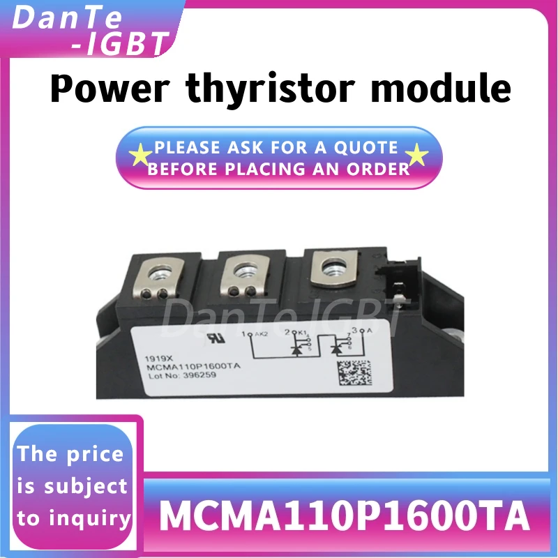 

MCMA110P1600TA Новая фотография 110P1600TA высоковольтный Тиристор оригинальная точка