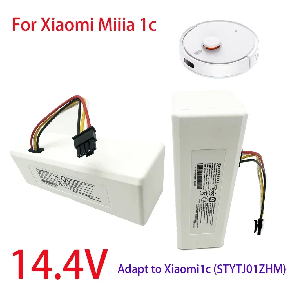 

2025 14,4 В 12800 мАч P1904-4S1P-MM аккумулятор для Xiaomi Mijia 1C STYTJ01ZHM робот-пылесос, швабра, аксессуары, аккумулятор