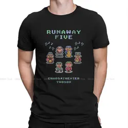 Runaway Five T-Shirts for Men Mother EarthBound Game Funny 100% Cotton Tees O Neck Short Sleeve T Shirt Graphic Printed Clothes