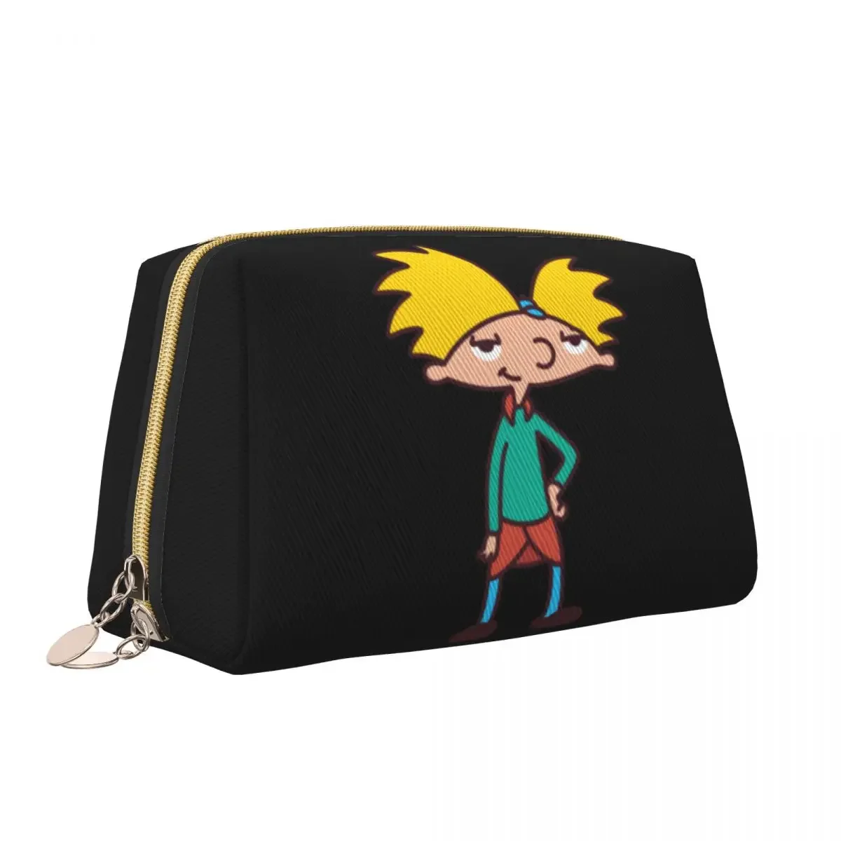 Cartoon Tv Helga Pataki Cosmetic Bag Women Kawaii Large Capacity Hey Arnold Makeup Case Beauty Storage Toiletry Bags