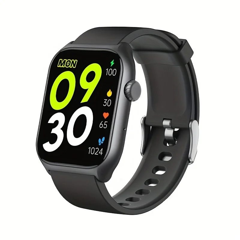 2-inch HD colour screen Wearable smartwatch IP68 water resistant Supports multiple sports modes, sleep monitoring and Bluetooth