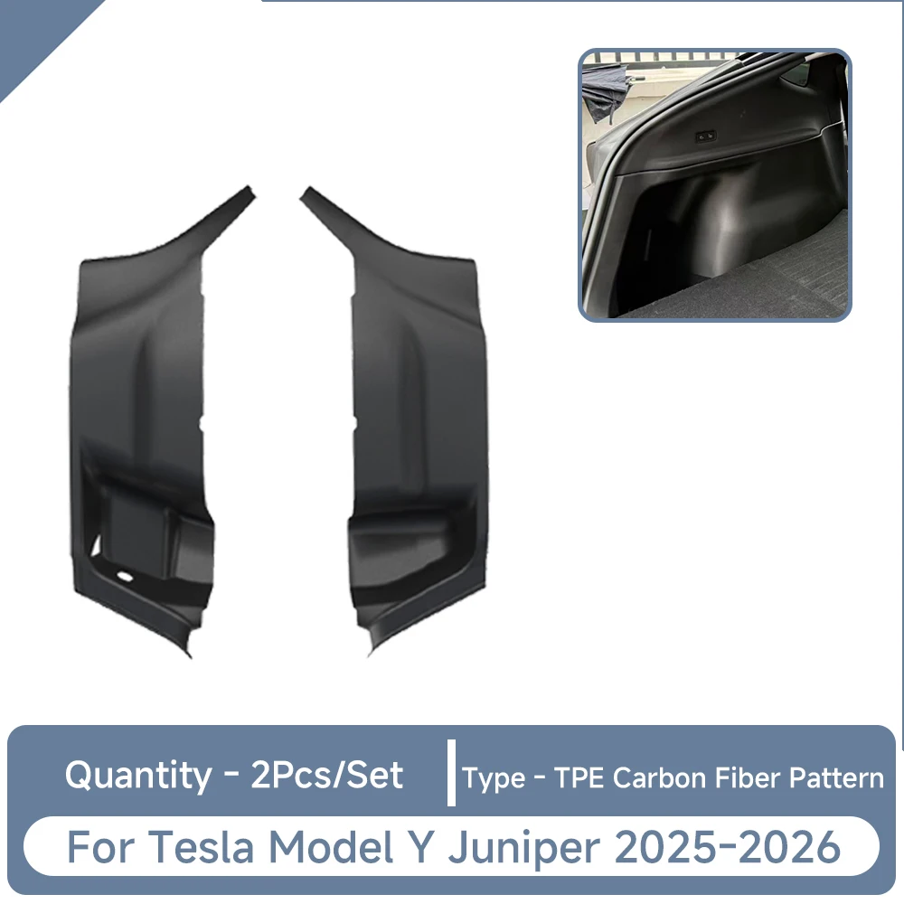 Für Tesla Model Y Juniper Zubehör TPE Türschwellenschutz Kofferraum-Heckklappe Seitenwand Schutzfolien für die Mittelkonsole – Detail 38