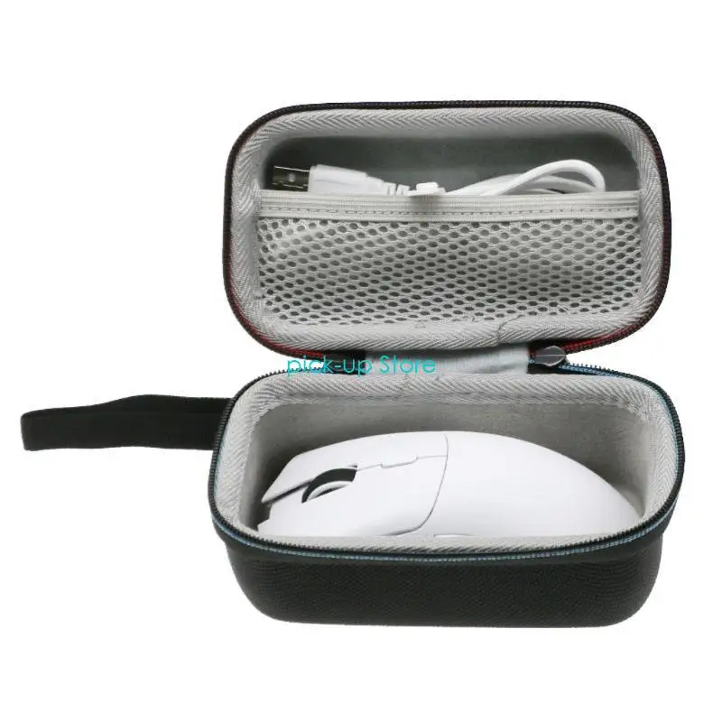 

Q5WA Mouse Hard Case Mouse Storage Bags Sleeve for Attack Shark R1Mouse Stable Holding Bag Mouse Hard Case Organizers