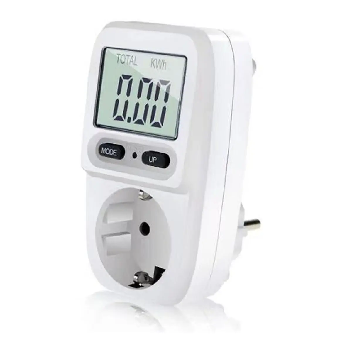 DT75BG Multifunctional Electricity Bill Metering Socket with Backlight Smart Meter Billers Display EU Plug