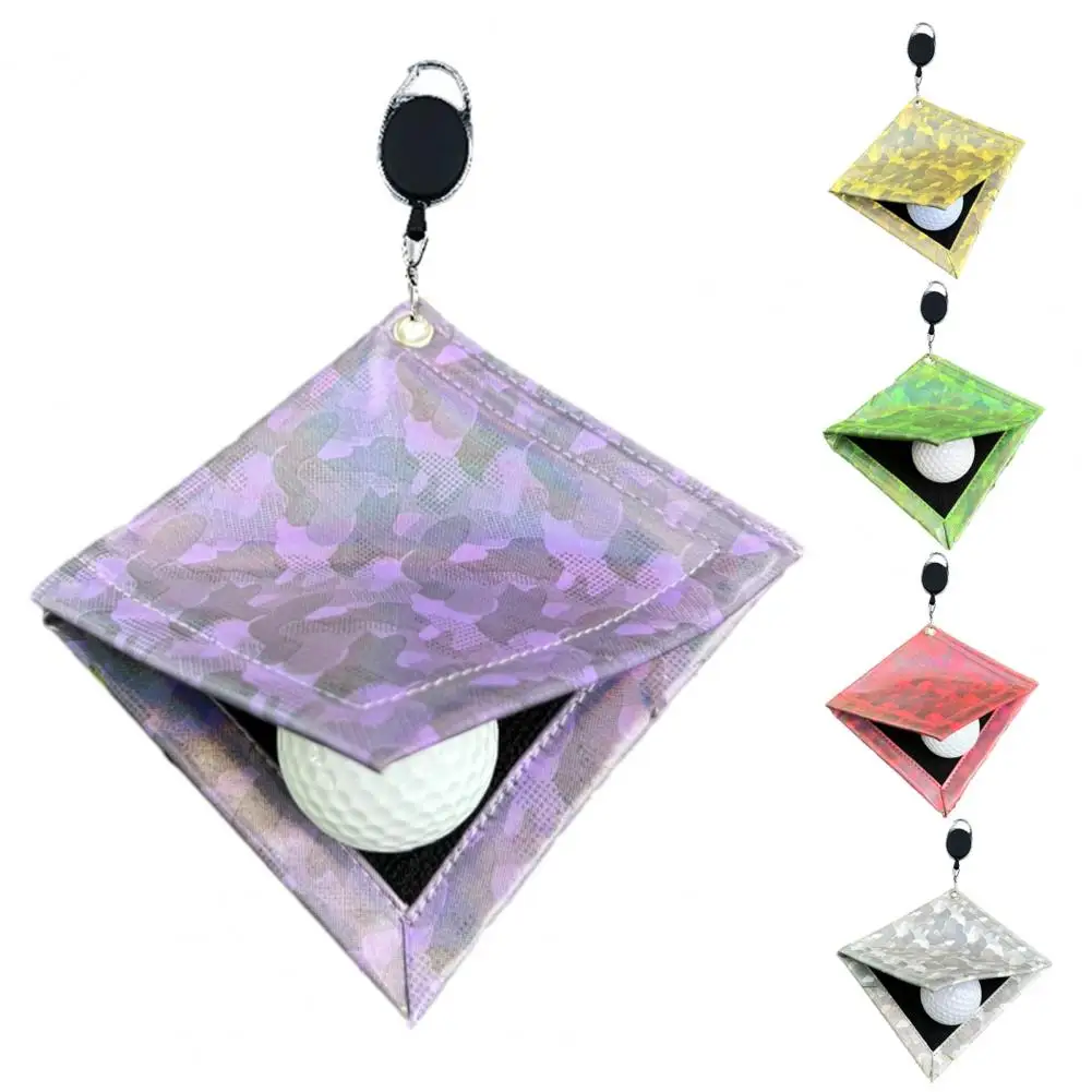 

Golf Club Head Wiping Cloth with Hook Dishcloth Highly Absorption Golf Ball Cleaner Towel for Golf Lover Golfs Cleaning Towel