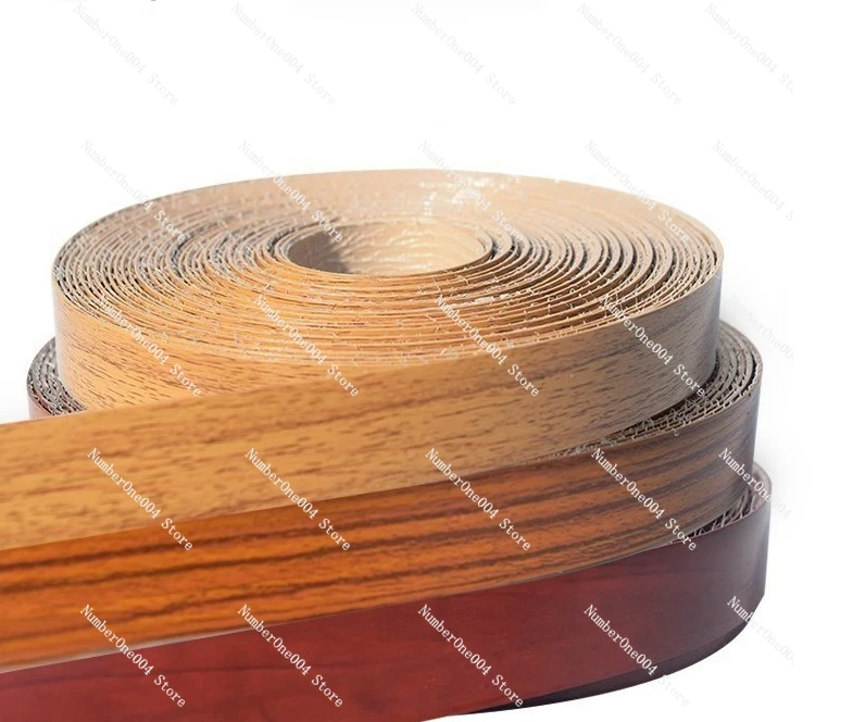 

20M 2cm Self adhesive Furniture Wood Veneer Decorative Edge Banding PVC for Furniture Cabinet Office Table Wood Surface Edging