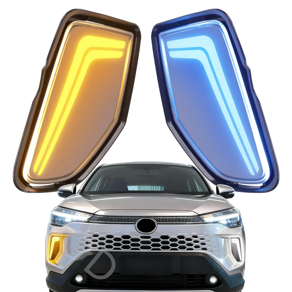 

Auto Trunk Daytime running fog lights fit for 2025 2026 toyota Corolla Cross Hybrid Sport Turn Signal light Accessories