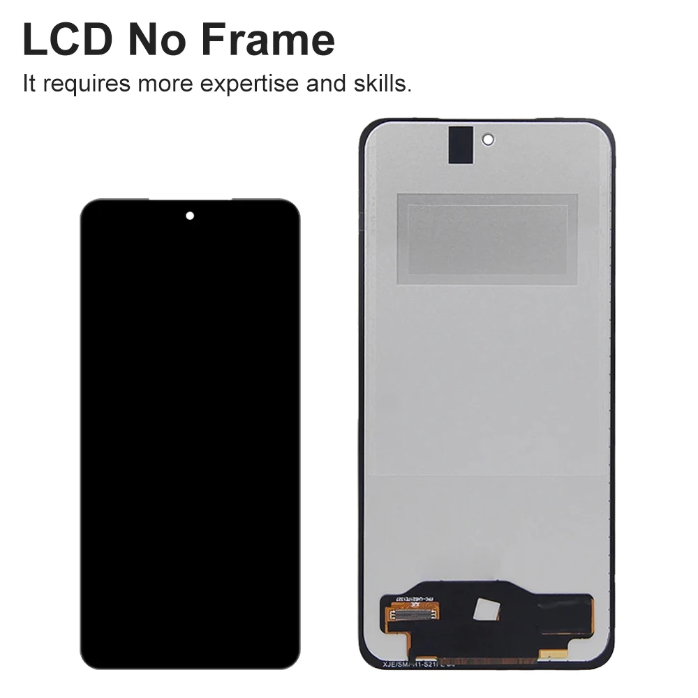 S21 FE G990B G990B/DS TFT Screen Assembly for Samsung Galaxy S21 FE 5G LCD Display Touch Screen Digitizer with Frame Replacement