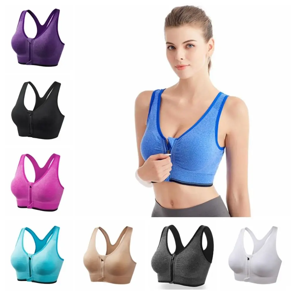 Running Tank Top Non-steel Ring Sports Bra Top High Shockproof Breathable Women Active Bra Comfortable Quick-drying Yoga Bra Gym
