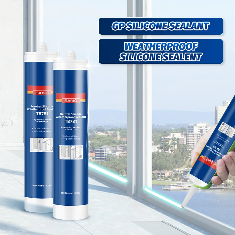SANO TB781 Neutral Silicone Sealant Universal for Indoor&Outdoor Building Sealing & Caulking Engineering Weather Resistance