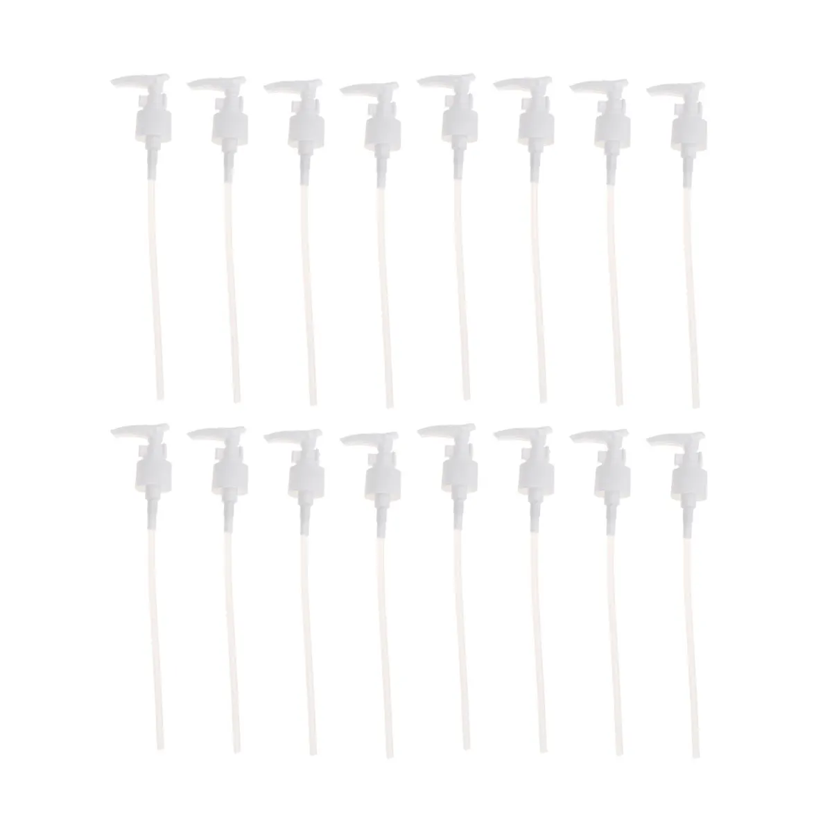

20pcs Plastic Pump Heads Premium Emulsion Spray Nozzle Press Bottle Tops Food Grade Long Spout Sealable Buckle Cover For Oils
