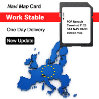 Europe Maps 2024 Sat Nav 8201753026 GPS Navigation 8GB SD Card for Renault Megan Clio Laguna Scene Carminat Car Version 11.25
