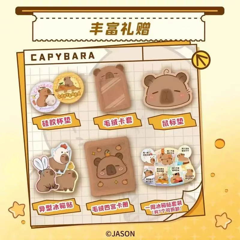 2025 Capybara Card Fun CCG Collezione Anime Carte collezionabili Booster Box Gioco da tavolo giocattolo per bambini in stock