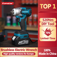 Kamolee DTW285 Brushless Cordless Impact Wrench, 520Nm Torque, Dual Function Power Tool for 18V Makita Battery