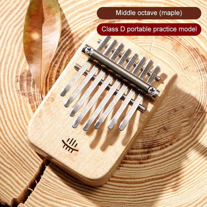 Hluru kalimba-8つのキー,頑丈な木製のサムピアノカリンバ,音楽愛好家