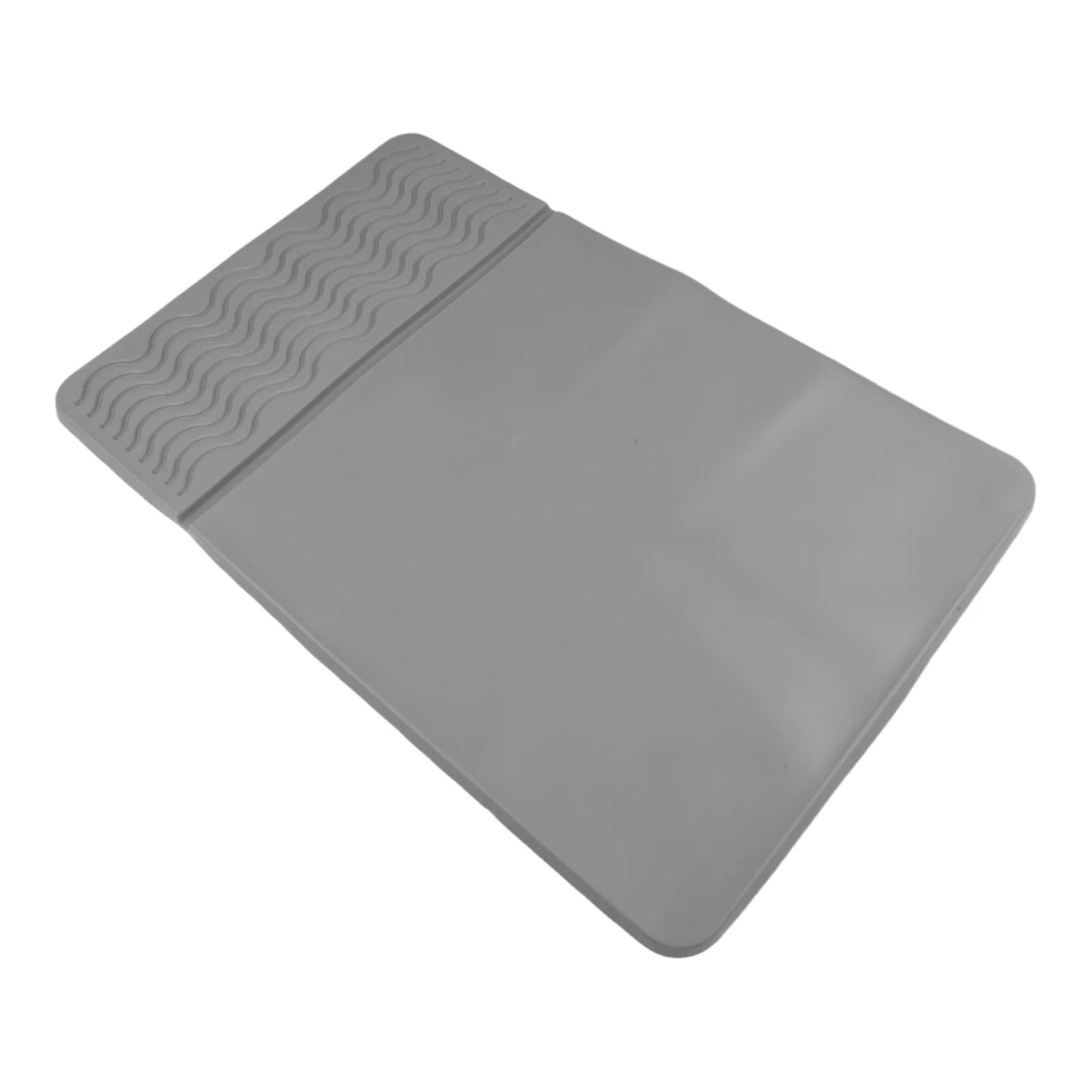 Silicone Coffee Machine Mat Set Heat Resistant Non Slip Rubber Backing Raised Spill Containment Edge for Countertop Use