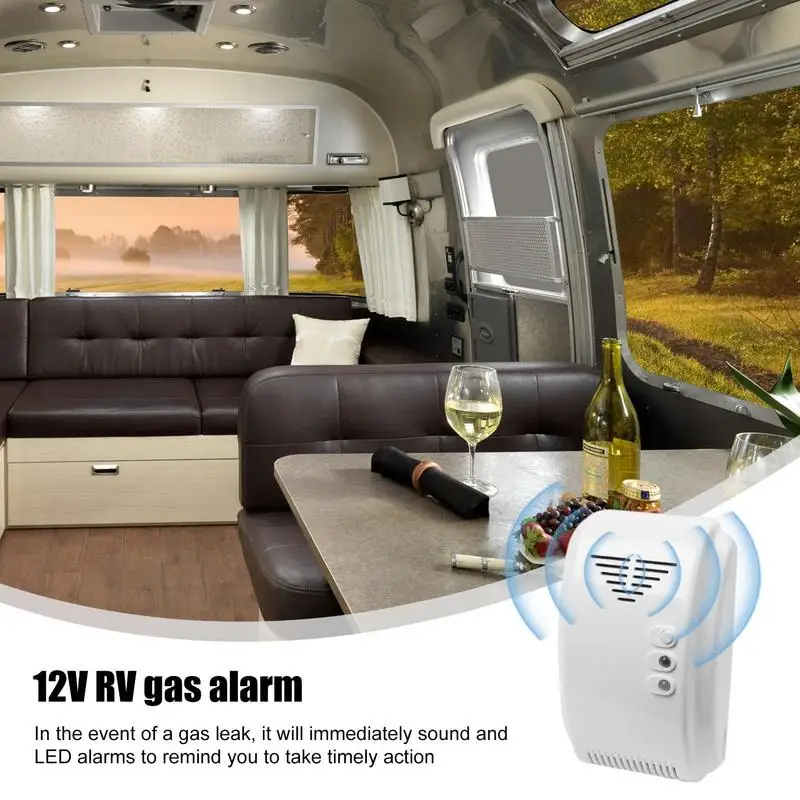 12V Gasdetektor Sensor Alarm Propan Butan e LPG Erdmotor Erdgas LN G Leckage Alarm Anhänger RV Leckdetektor Alarm