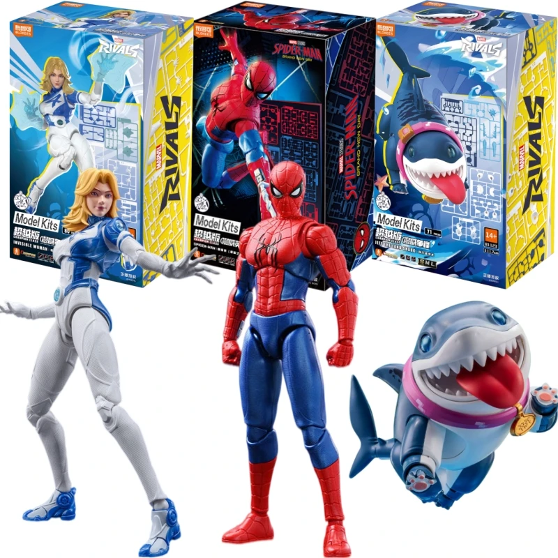 BLOKEES Original Spider Man Venom Marvel CHAMPION CLASS Version Action Figure Joint Movable Assembled Movie Model Toys Gift
